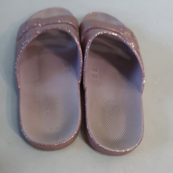 Womens Freedom Moses Isla Pink Glitter Slip-On Slide Sandals 38/39 US-8/9 - Picture 6 of 11